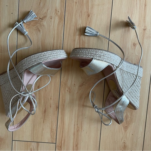 David Tyler Made In Spain leather espadrilles, 37, worn twice. Exc. Condition! - Picture 7 of 8